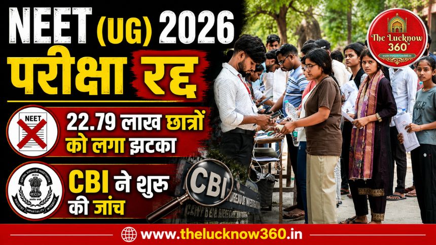 NEET-UG 2026 रद्द: पेपर लीक के आरोपों के बाद 23 लाख छात्रों का भविष्य अधर में; CBI ने शुरू की जांच